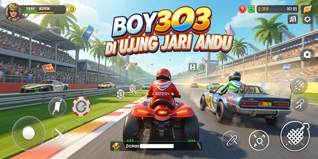 Gameplay seru dan balapan menegangkan di BOY303.