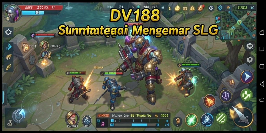 Tangkapan layar utama DV188 menampilkan gameplay strategis yang mendebarkan.
