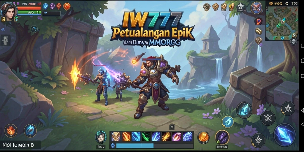 Screenshot IW777 menampilkan karakter dalam pertempuran yang mendebarkan.