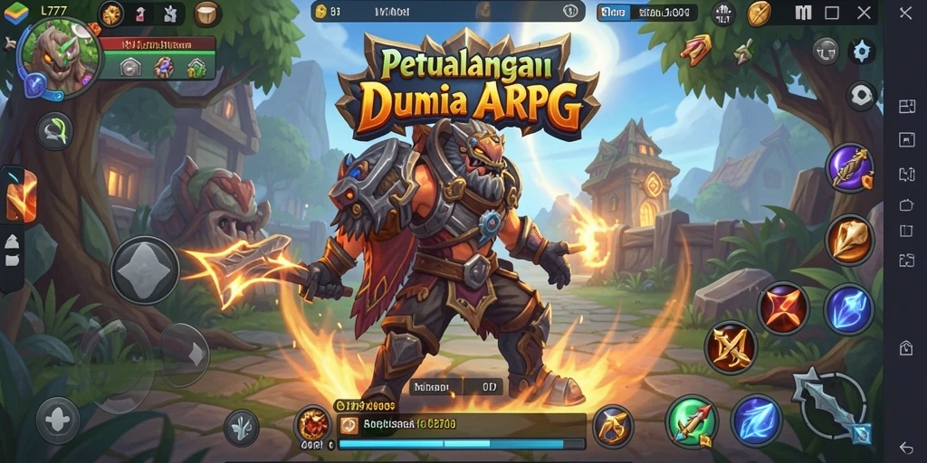 Tampilan gameplay menarik L777 dengan aksi seru di dunia fantasi.