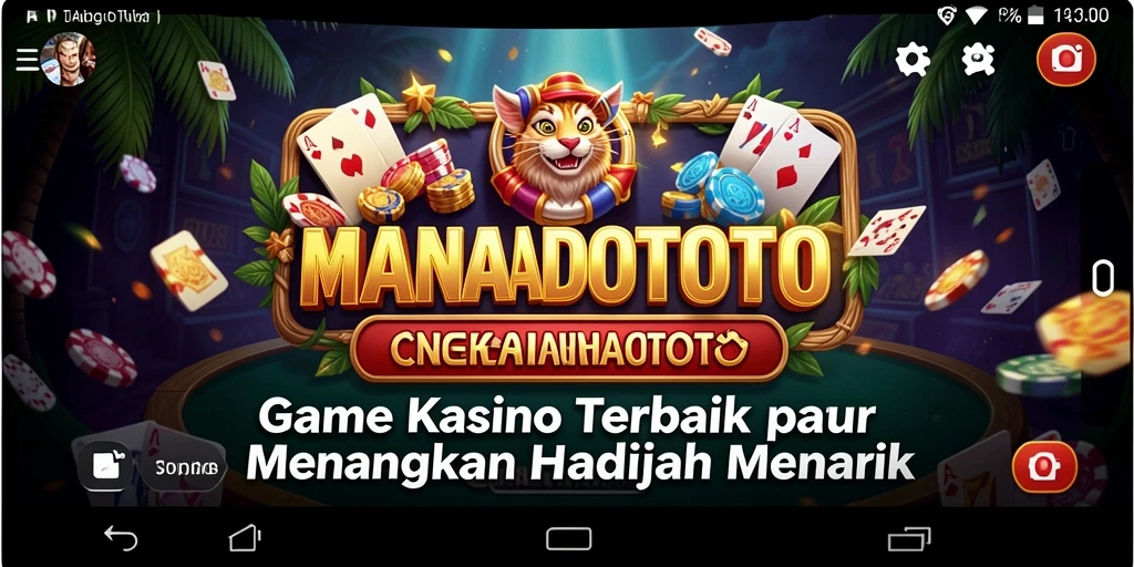 Tampilan gameplay Kasino yang menarik dan mendebarkan.