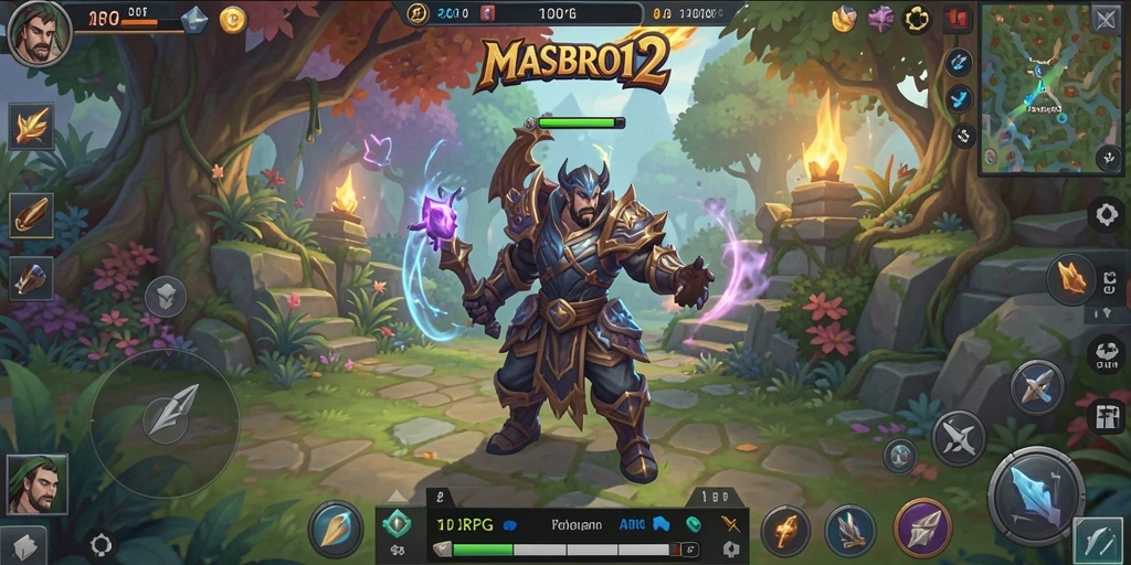 Tangkapan layar dari gameplay seru di MASBRO12.