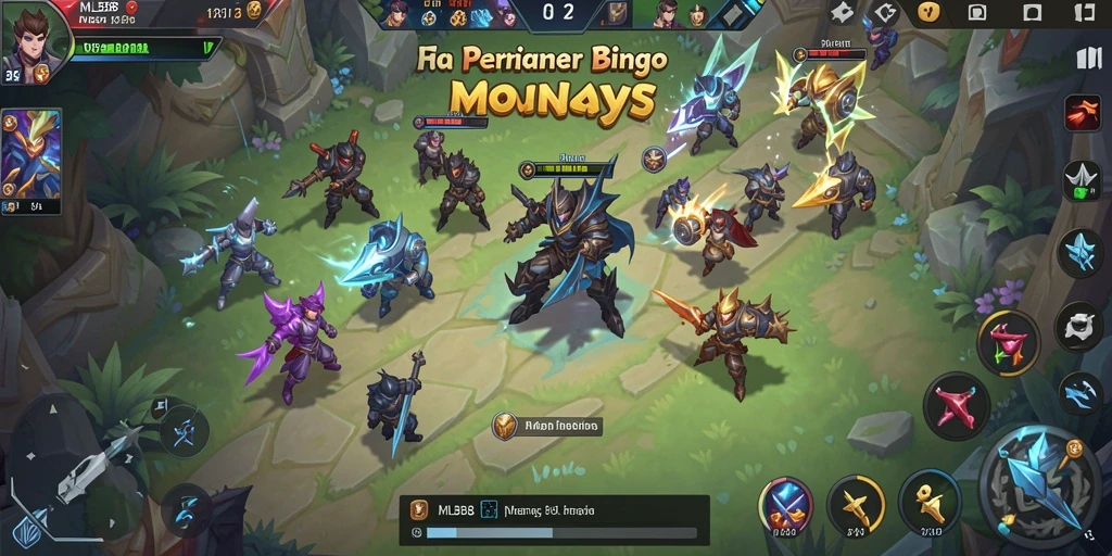 Tampilan gameplay Bingo MLBB8 yang menarik dan penuh warna.