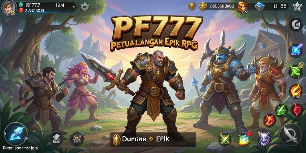 Tampilan gameplay PF777 yang mendebarkan dalam dunia RPG.