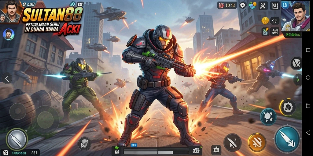 Tampilan atraktif gameplay SULTAN88 yang penuh aksi.