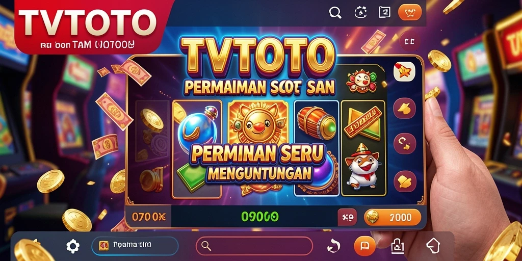 Tampilan gameplay menarik dari TVTOTO yang memikat pemain