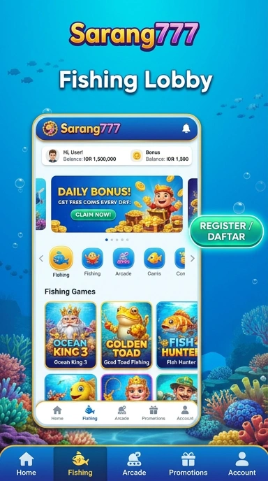 Pengguna yang puas menggunakan aplikasi dari sarang777.